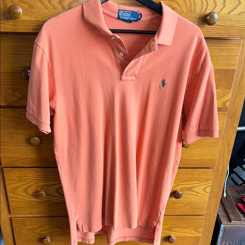 Polo by Ralph Lauren Men's Coral Polo Shirt